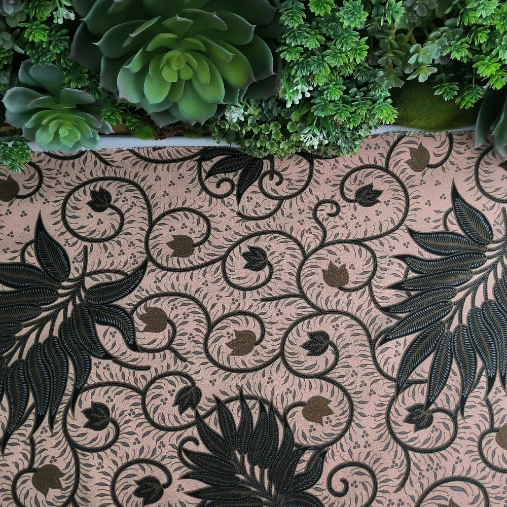Customized Pattern Printed Fabric | 130gsm Floral Digital Printed Moss Crepe | for Women Dress