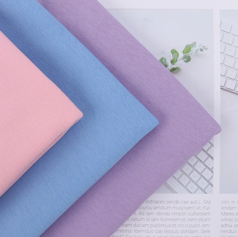 Custom colors solid hoodies t shirt terry fabric knitted 400gsm heavy 100% cotton french terry fabric