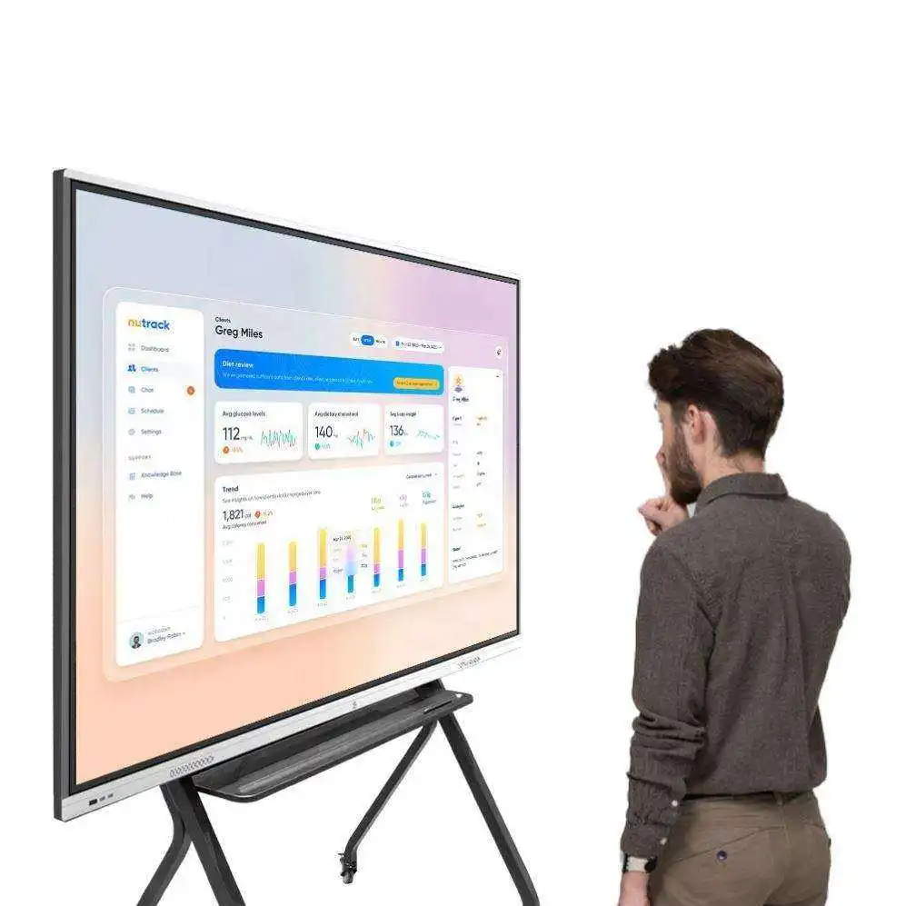 T-B265I Best Selling Super Slim Led 4K Interactive Whiteboard Smart Tv 65 75 Inch For Education And Conference For Classroom