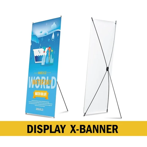High Quality Custom XBanner Stand Wholesale Cheap Aluminium X Banner for Indoor Advertising and Exhibition Use