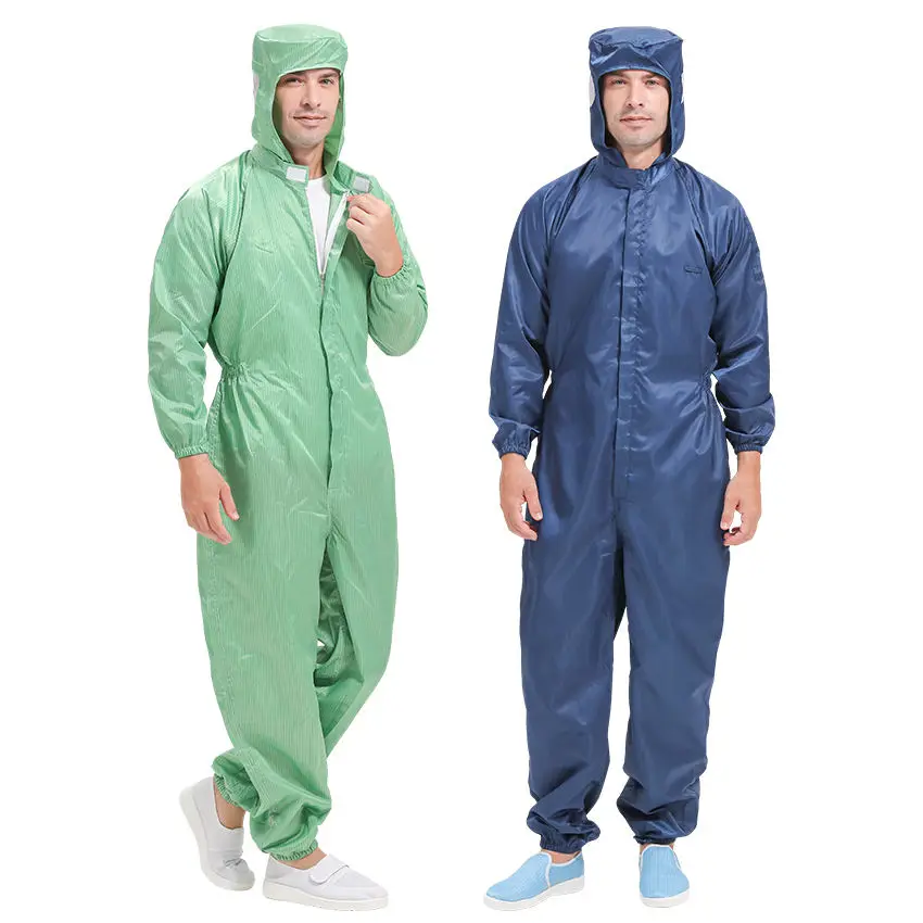 Hot Selling Reusable Camouflage Coverall Safety Clothing Reusable Waterproof Antistatic Clothes Cleanroom Garments