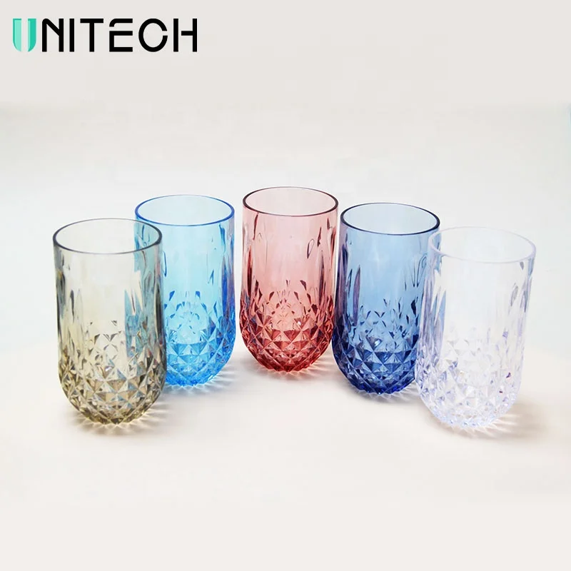 Factory Direct Dishwasher Safe Cup Custom Plastic Shot Plastic Water Cup Drinking Glasses