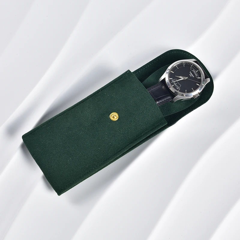High Quality Velvet Watch Pouch Storage Custom Watch Pouch Velvet Watch Dust Packing Pouch Bag