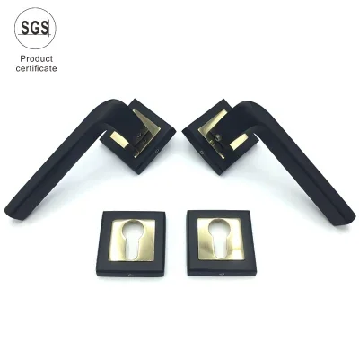 Zinc Alloy Interior Simple Square Door Handle