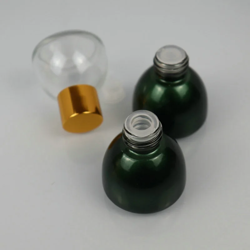 15 ml Pagoda cone shape glass essential oil perfume bottle 10ml green 15ml clear transparent pagoda shaped glass dropper bottle