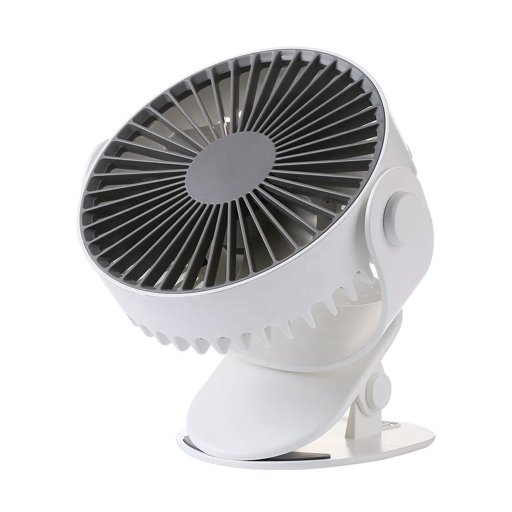 
Home Appliances Portable 360 Degree Oscillating Desktop Fan Rotatable Small Fan Rechargeable Mini Usb Clip Fan 