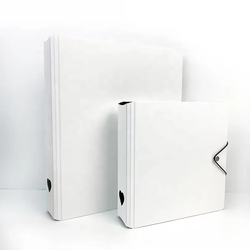 Simple Loose Leaf Photo Album Waterproof PP Cover 2/4 Ring Binder A4 Card Book with 25 Photo Sleeve 2 Divider
