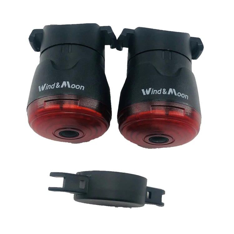 
Wate Multifunctional Mini LED Bicycle Tail Light IPX5 Waterproof Cycling Lamp with Security Alarm USB Chargeable Bike Rear Light 