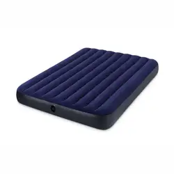 INTEX 64755 stripe flocking Double person 183CM King Classic Downy Airbed inflating camping mat inflatable mattress