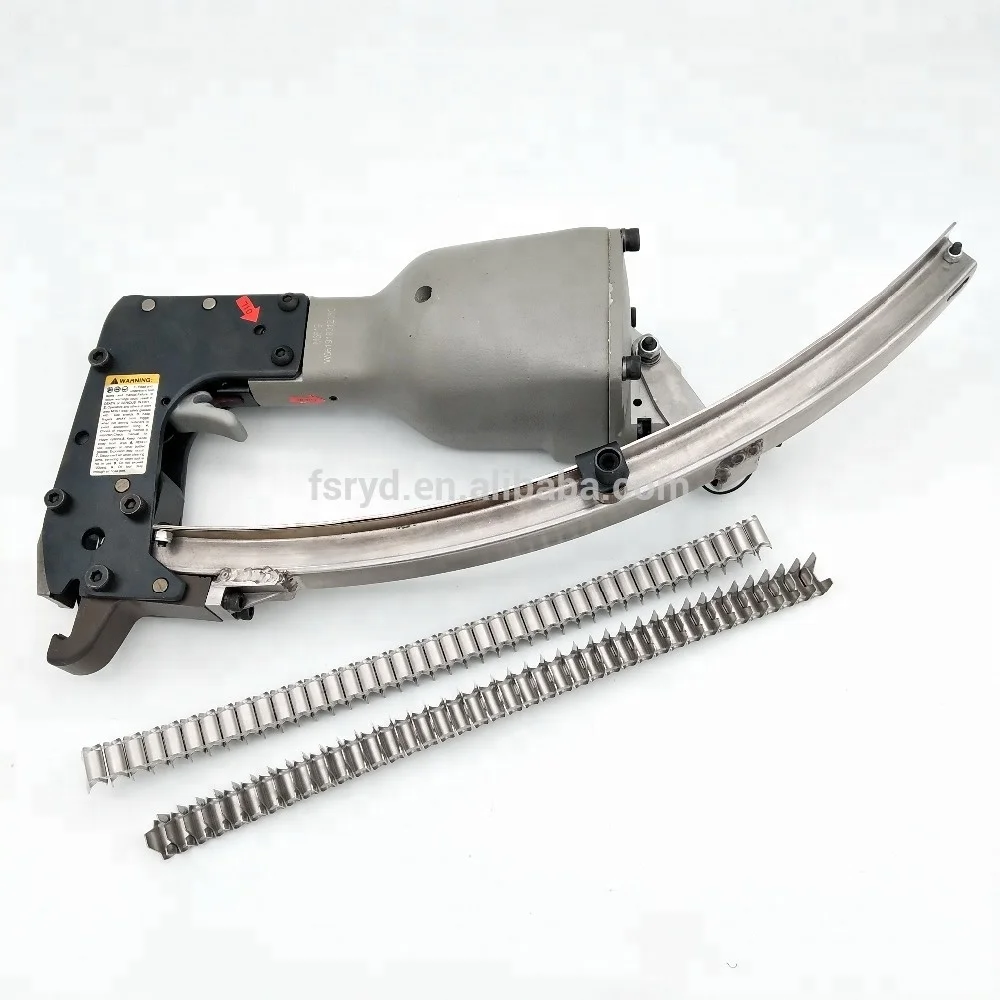 There is a stock M66 series mattress bed spring production fully automatic mattress riveting tool gun