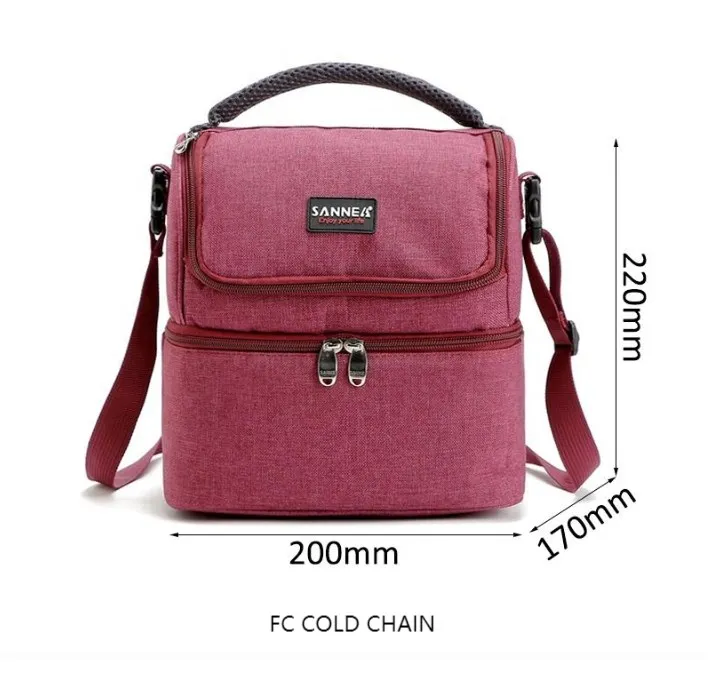 Водонепроницаемая Термосумка для пикника с логотипом на заказ, уличная сумка-холодильник для обеда с регулируемым плечом