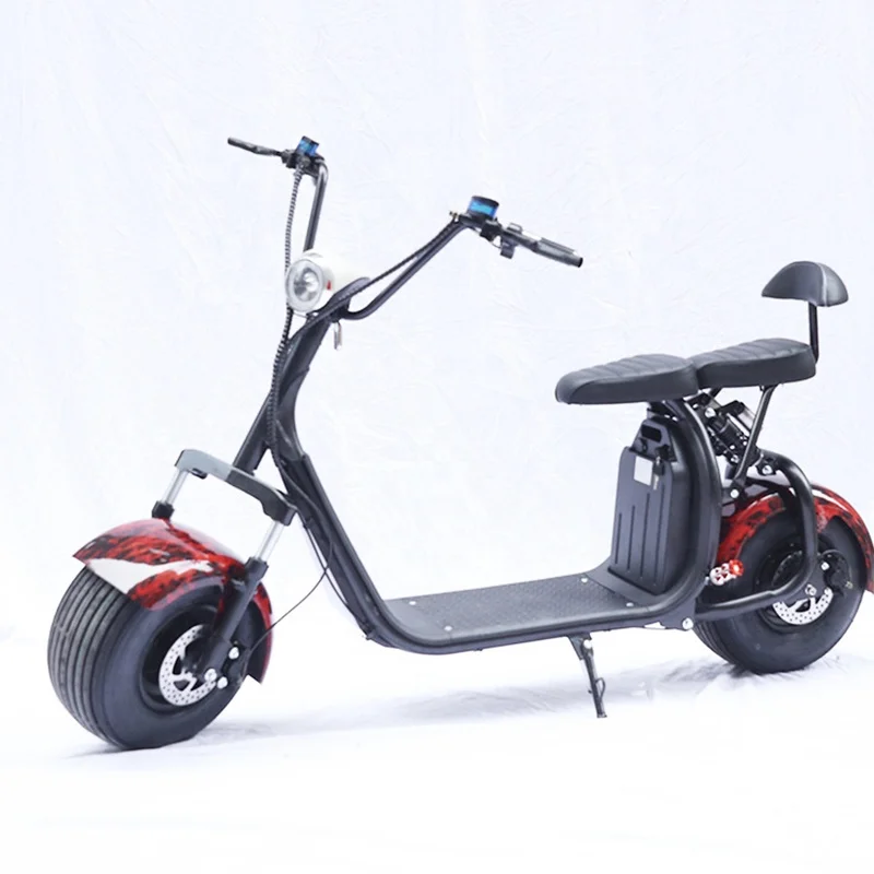 New Design 2 Wheels Citycoco 2000W With Head Light  hoover boards  5 console  electric scooter