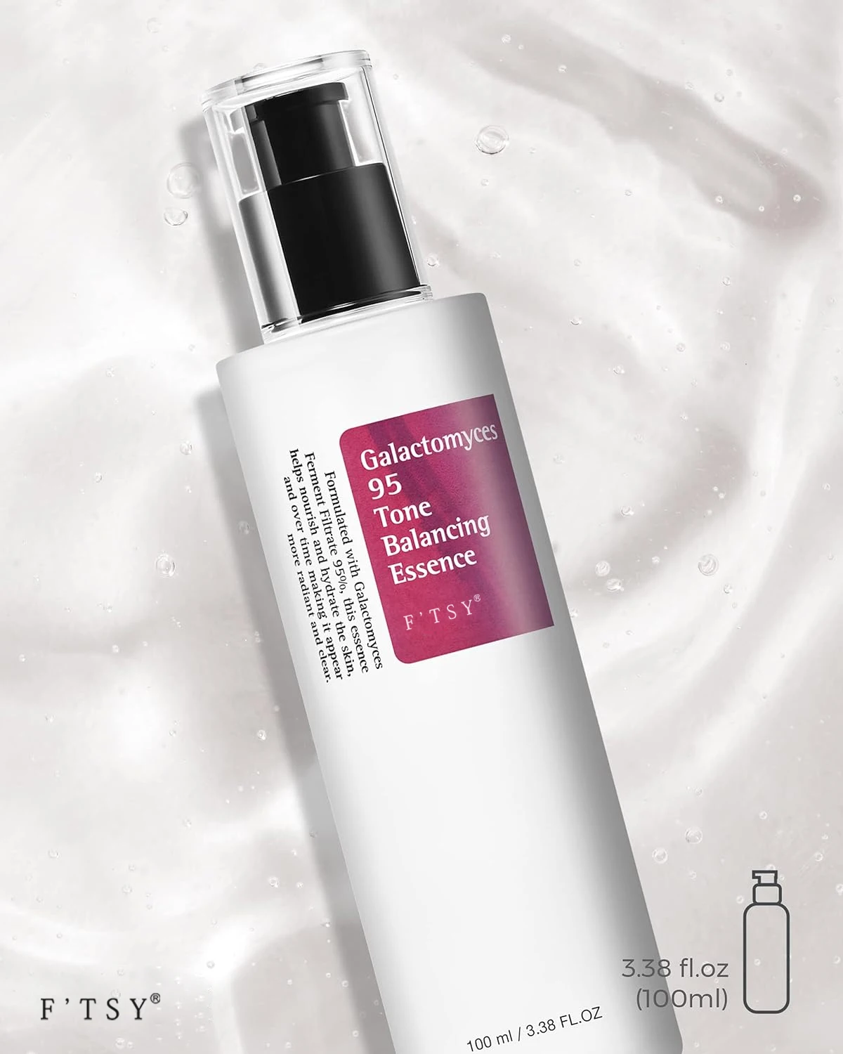 Customized Logo Galactose Serum Niacinamide Brighten Moisturizing Lightweight Facial Serum
