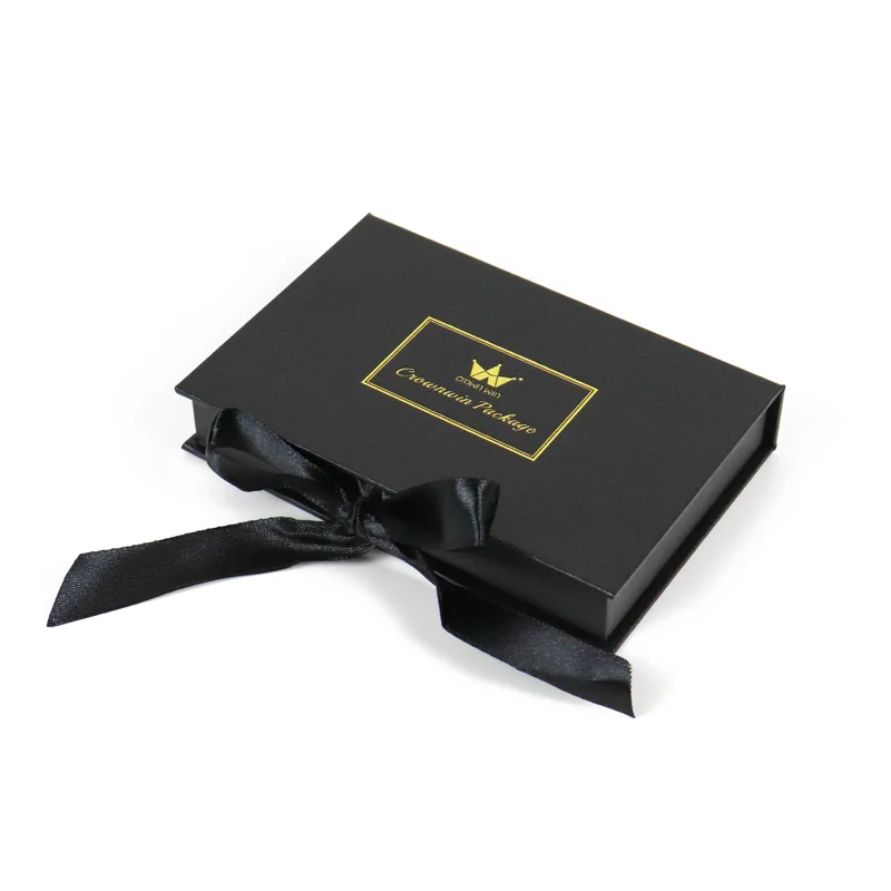 paper magnet cosmetic packaging product boxes reusable stash flap open rigid luxury gift card business box with inner