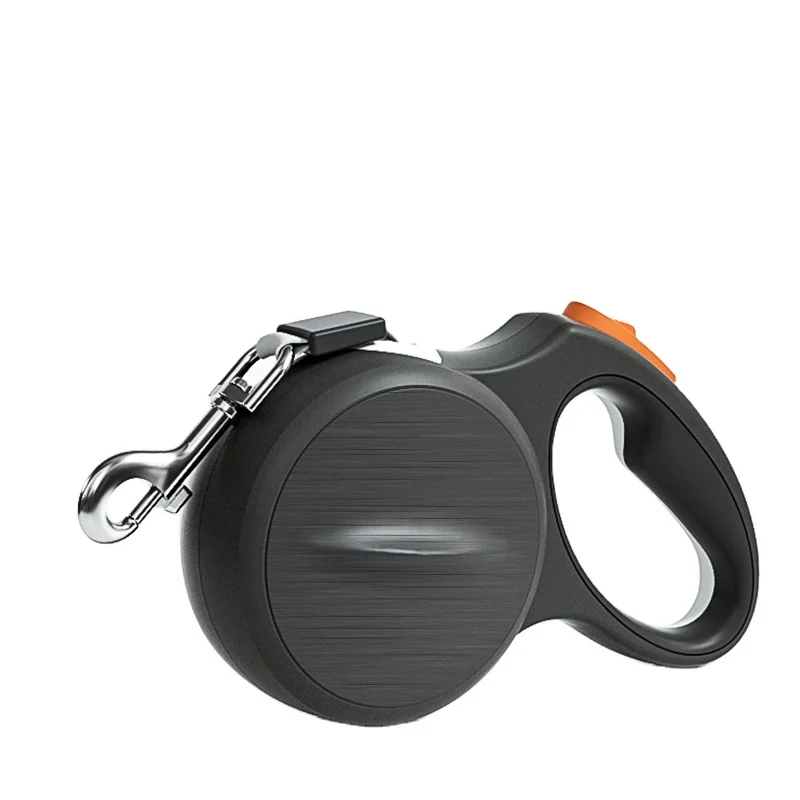 2023 New Patented AUTO BRAKE 5 Meter 30kg Reflective Belt Cerramic Entrance Dog Retractable Leash For Large Breed Dogs