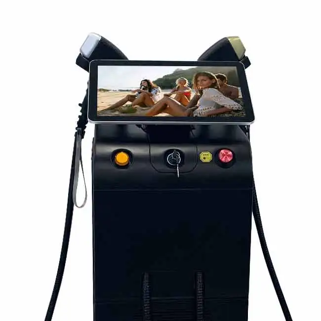 New 14inch 4K sreen Laser removal hair machine 3 wavelength 755nm 808nm 1064nm painless and cooling effect fast