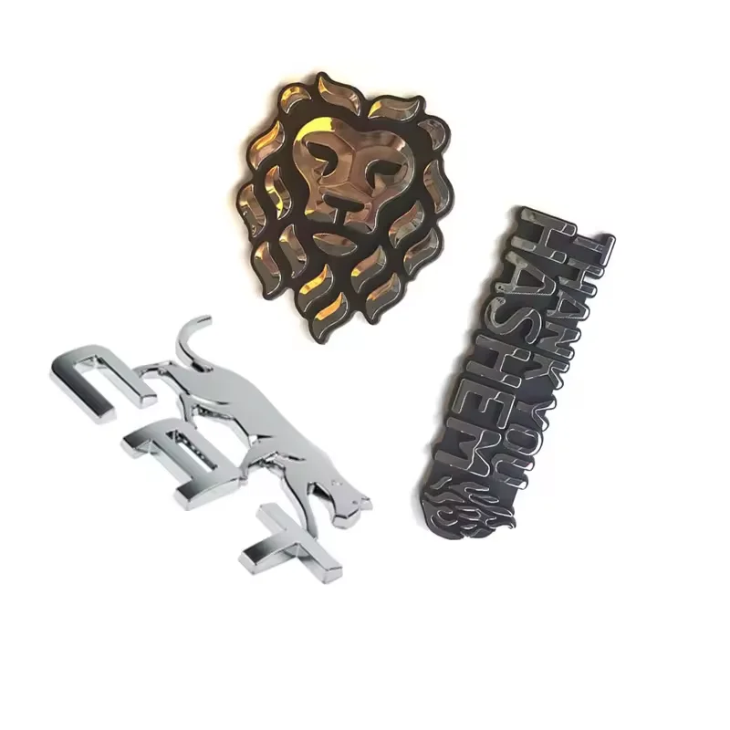 2018 Plastic Chrome Car Emblem Badge Auto  logo Badgel Car Accessories Sticker Masonic  Metal Letters for Car with 3M Adhisve