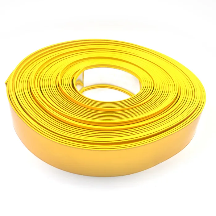Golden Aluminum Coil Strip (With Folded Edge) for Channel Letter Sign Board Fabrication Making