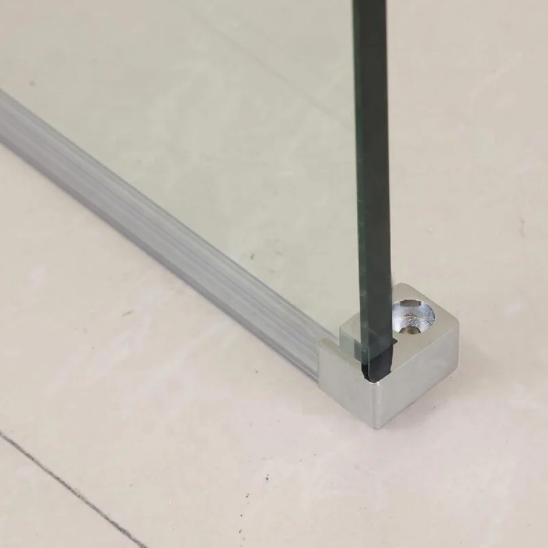 2021 Современные прямые двери для ванной комнаты закаленное стекло настенный экран дешевый душевой