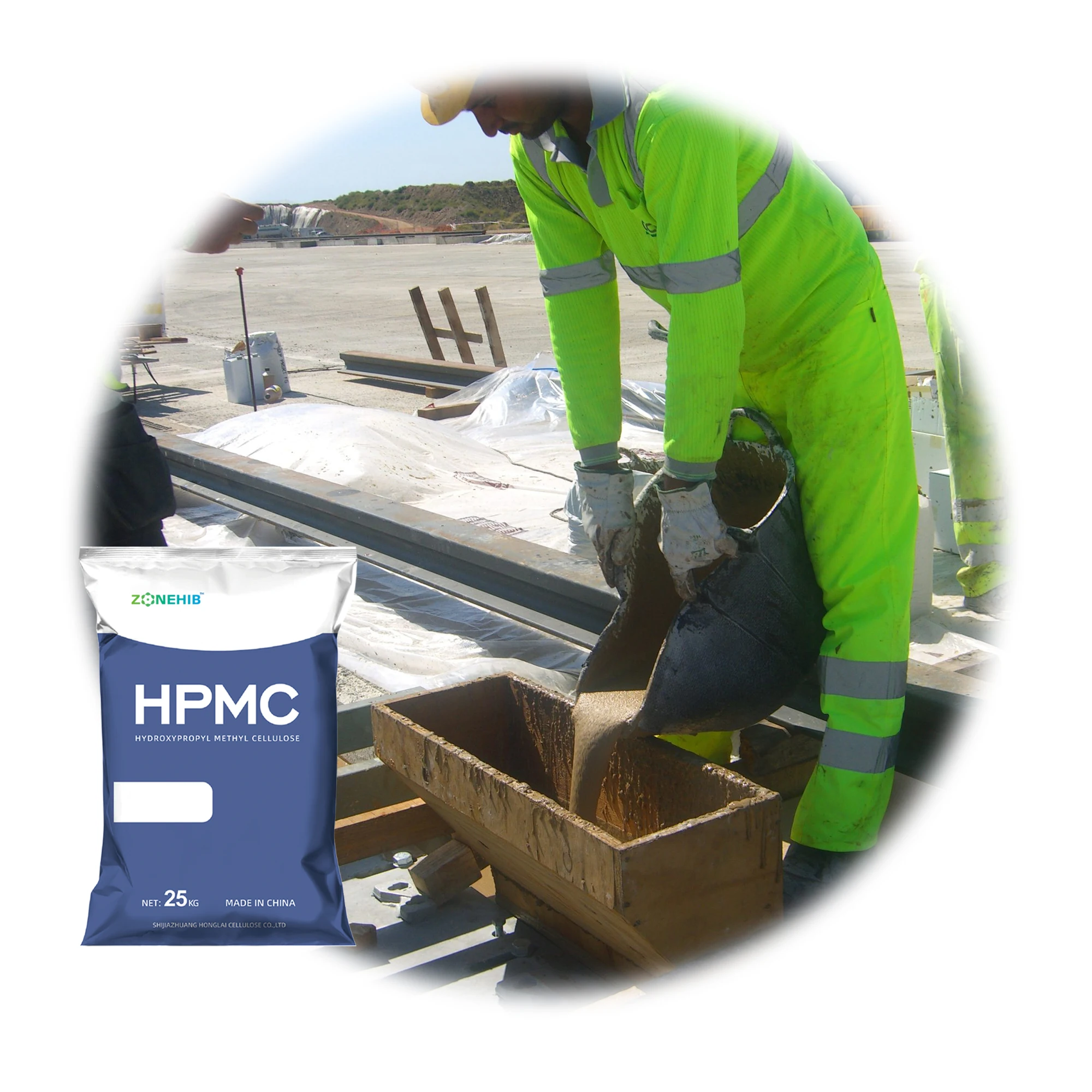 Factory Price Improve Pumpability Hydroxpropyl Methyl Cellulose Ether Powder For Cement - Based Polymer Mortar
