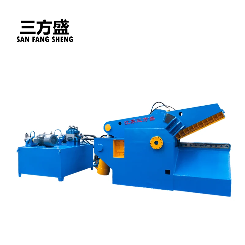 Q43-100 hydraulic shear for scrap metal