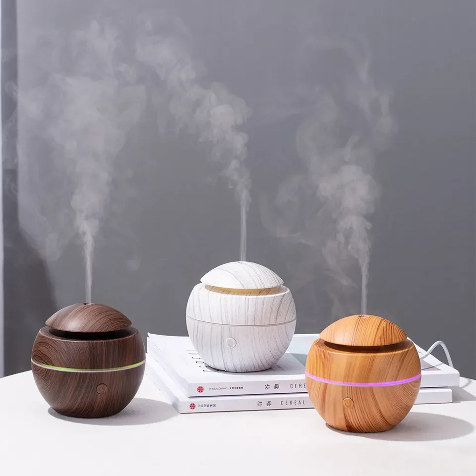 130ml usb aromatherpay air diffuser ultrasonic aroma humidifier best wood diffuser humidifier for home office