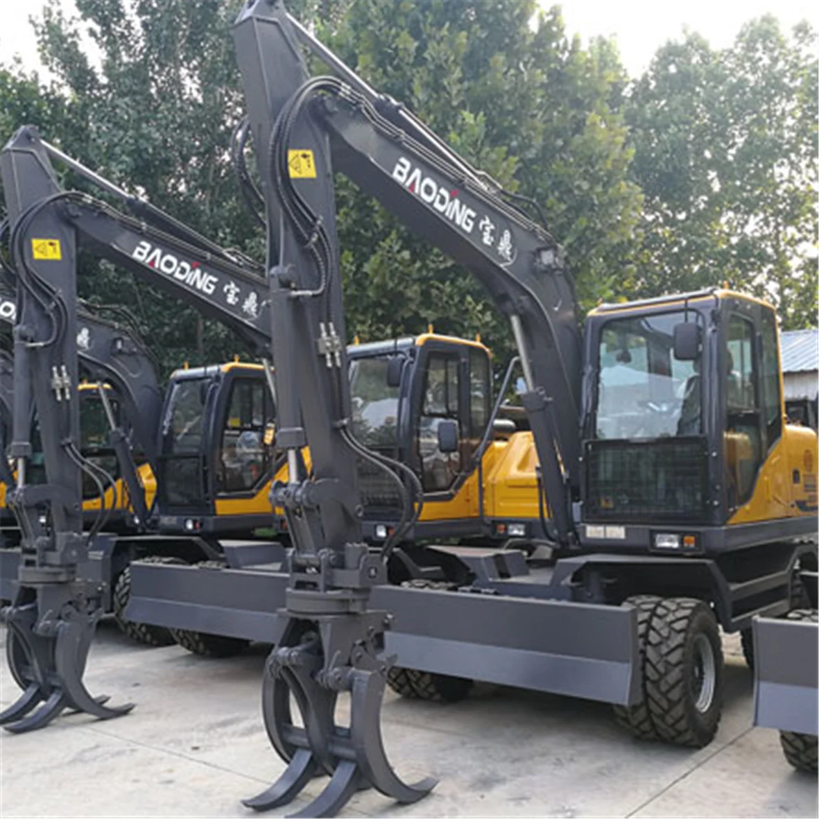 Forest wood loader machine wood log loader sale without trailer BD95W