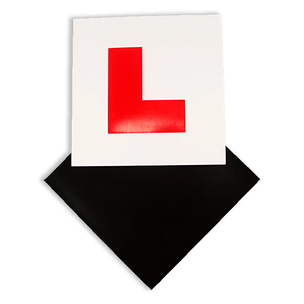 Maglory 17.8*17.8CM UK British Magnetic Learner Driver Car Sticker L Plates Safety Warning Sign