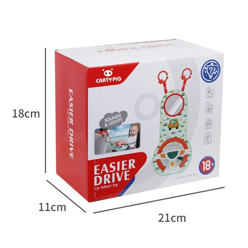 Electronic Driving Game Baby Steering Wheel Toy Baby Toys Game Baby Play Gym Mat Kids Steering Wheel Toy For Car Seat