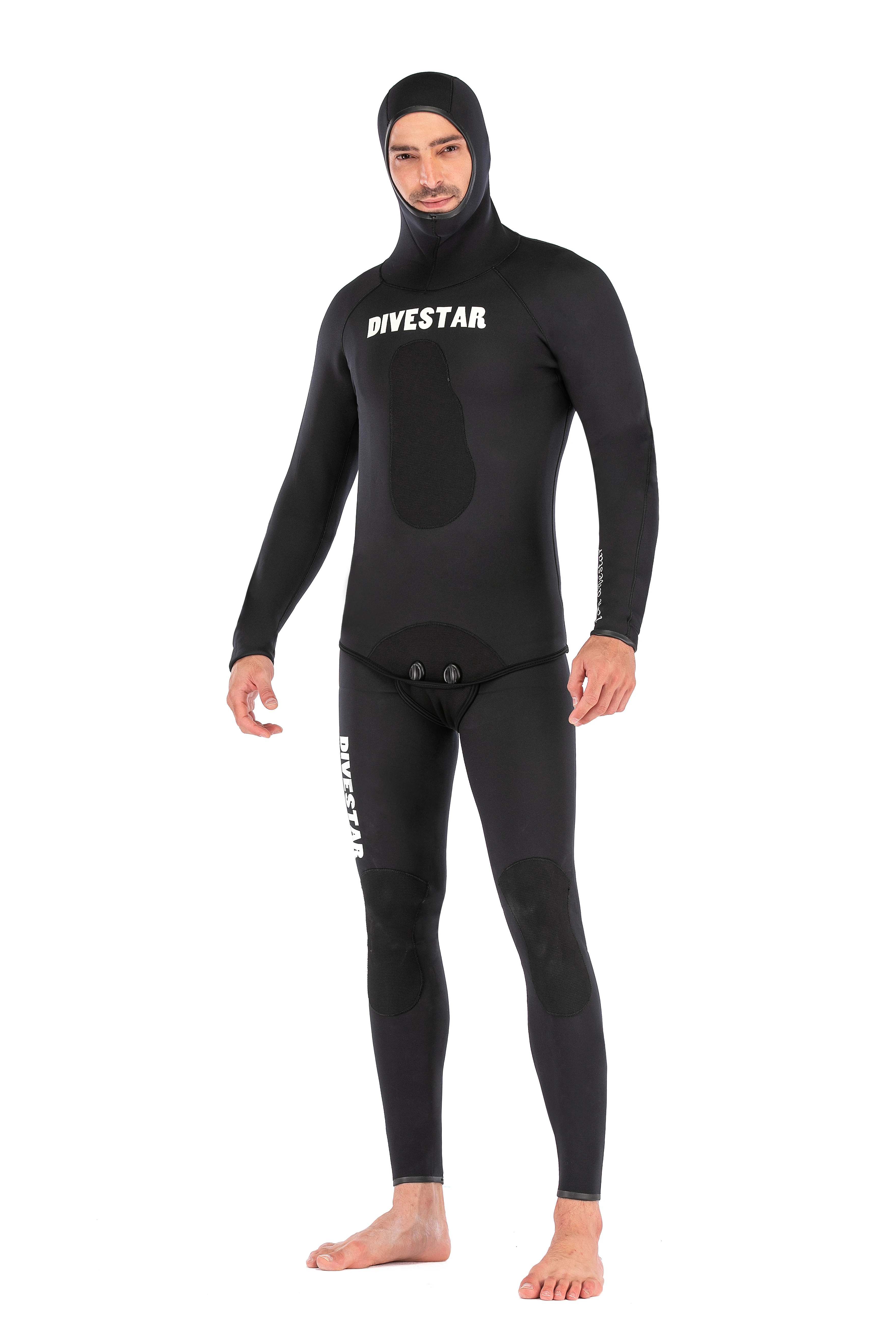 Exclusive camo design Two separate  3/5/7mm pieces Padded Chest Reinforcement Spearfishing suit Soft open-cell Neoprene Wetsuits