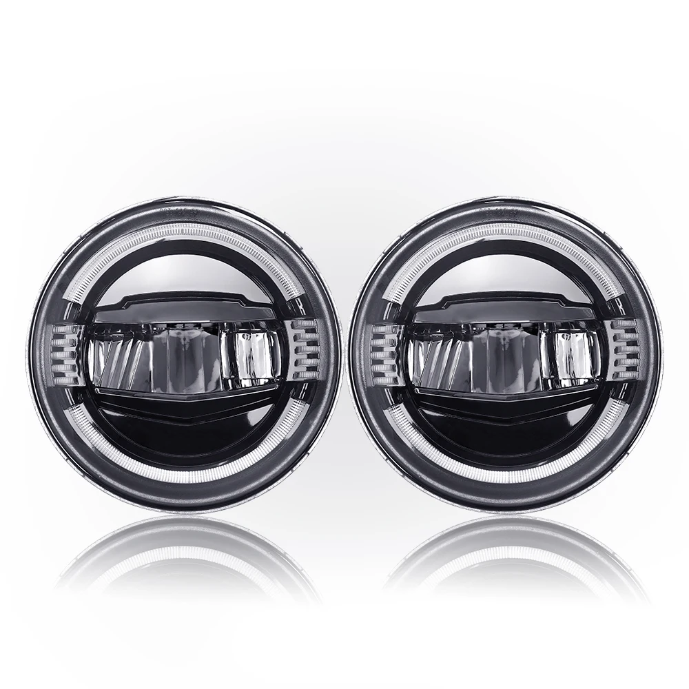 7Inch Headlight For Jeep Wrangler Jk 2007-2017 Hummer Driving Light Turn On A Touch Of Blue Drl Amber Light For Indian Thar Jeep