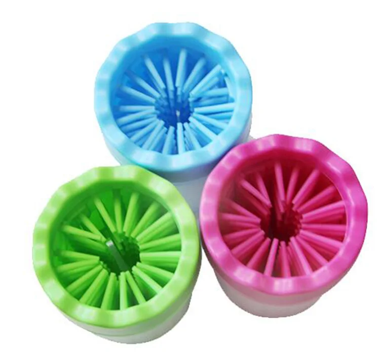 Wholesale Paw Cleaner Brush Dog Grooming Cleaning Paw Cleaner Portable Foot Washer