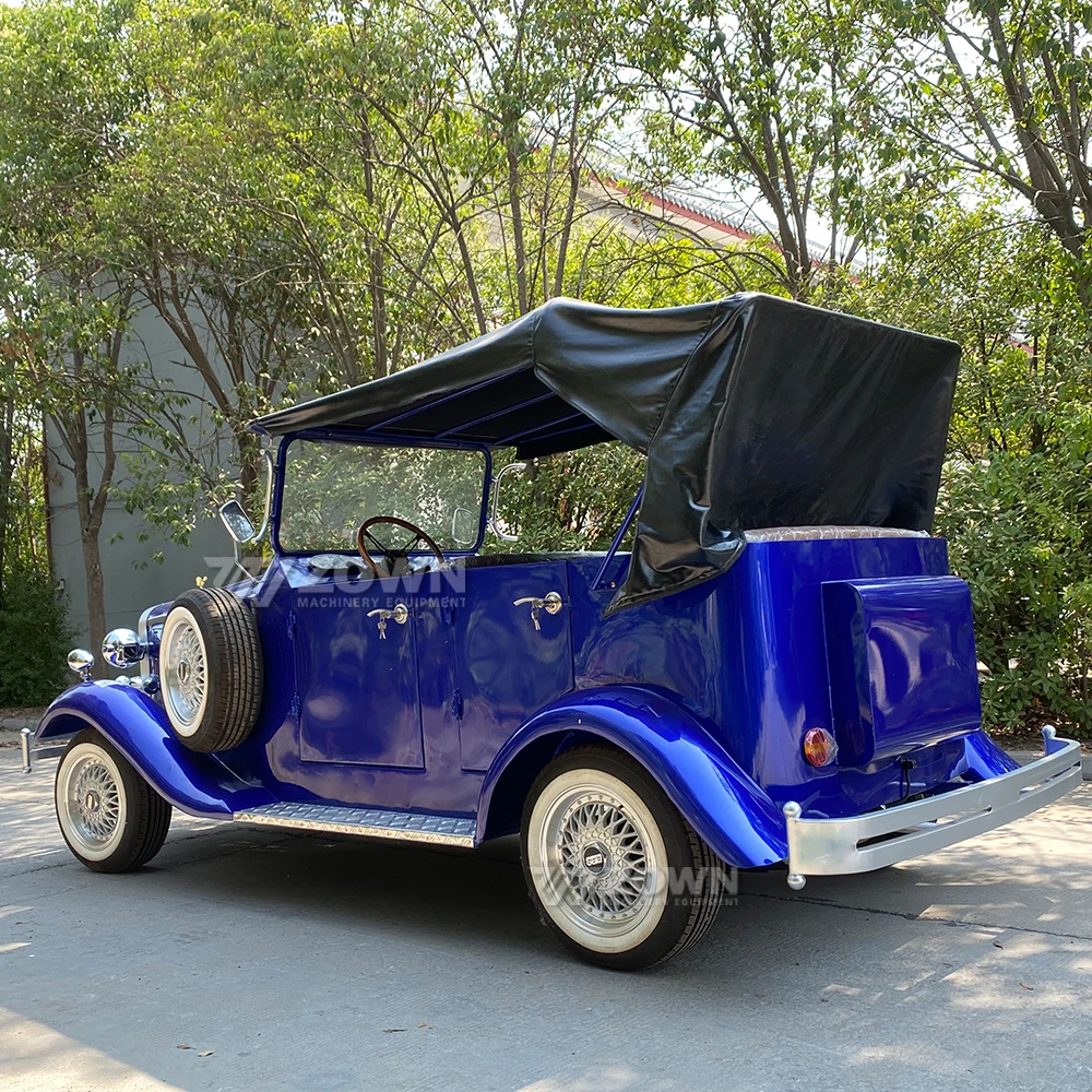 New Design Old Vintage Golf Cart Antique Sightseeing Electric Classic Car Retro Classic Rolls Royce Classic Cars For Sale