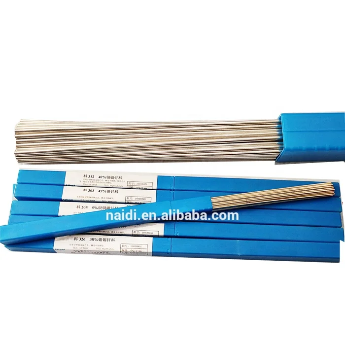best quality 45% silver cadium brazing alloy AWS BAg-1 solder rod wire 4mm for copper