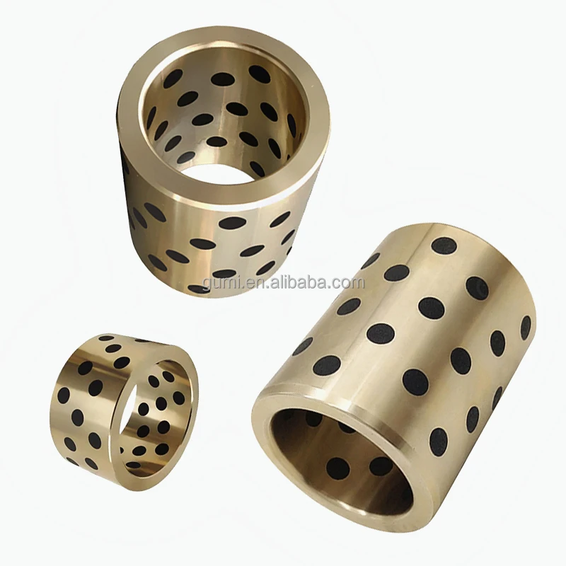 JDB 17mm Slide Bearing Oilless Linear Bush Inlaid Bronze Bushings Linear Bearing Self Lubricating Graphite Brass Bushing