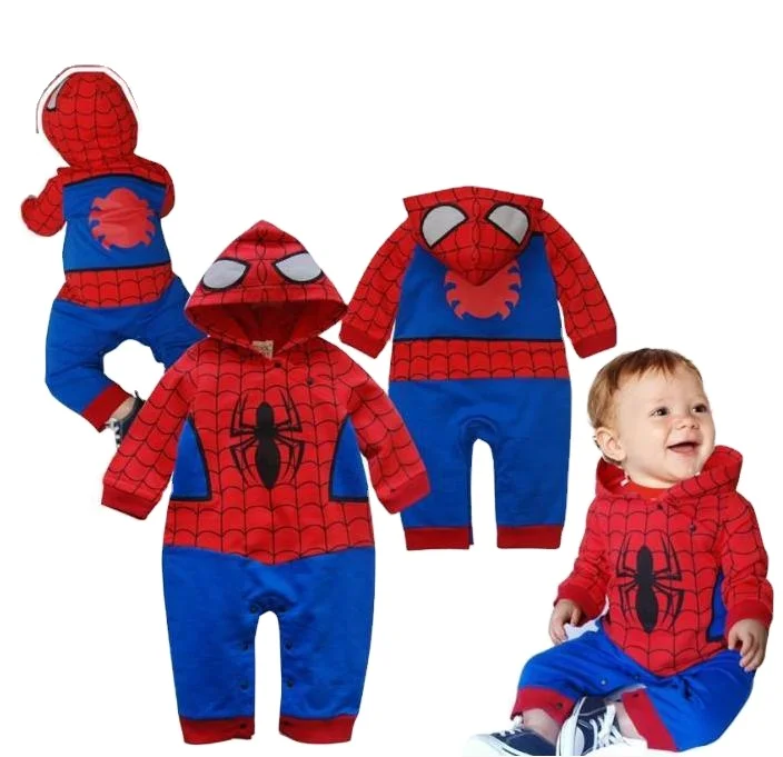 Baby costume Spiderman costume the anime jumpsuit Spiderman RL0008