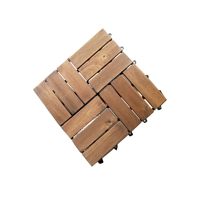High quality wood floor for balcony garden from Vietnam High durable hardwood flooring outdoor interlocking wood deck tiles