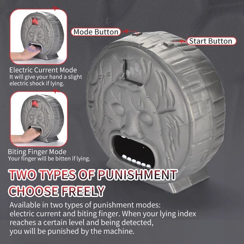 Intelligent Plastic light and sound effect virtual current vintage lie detector Toys