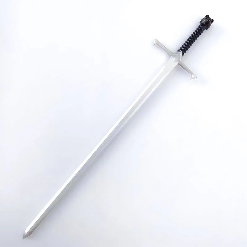 Medieval PU Foam Two Handed Sword Toy Great Sword Weapon Toy for Knight Soldier Warrior Costume Battle Play Halloween Cosplay