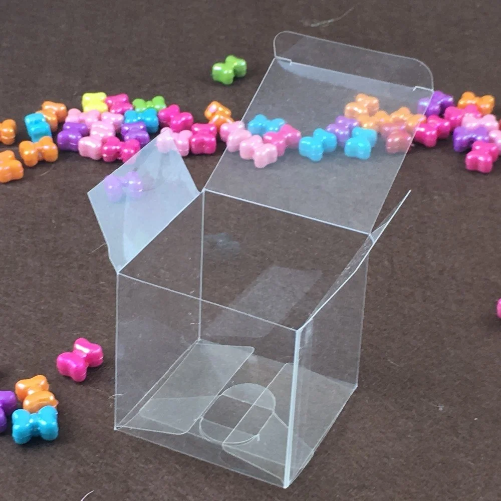 Wholesale customized packaging PET clear box, transparent and foldable PET PVC plastic box
