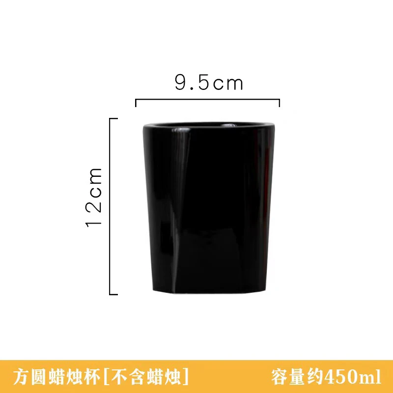Factory Custom High Quality Matte Candle Vessels Empty Container Colorful Concrete Ceramic Candle Jar