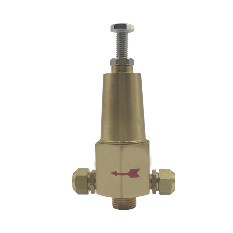 1/2 16KG brass relief valve ,Automatic adjustable pressure relief valve Connect 10mm copper pipe