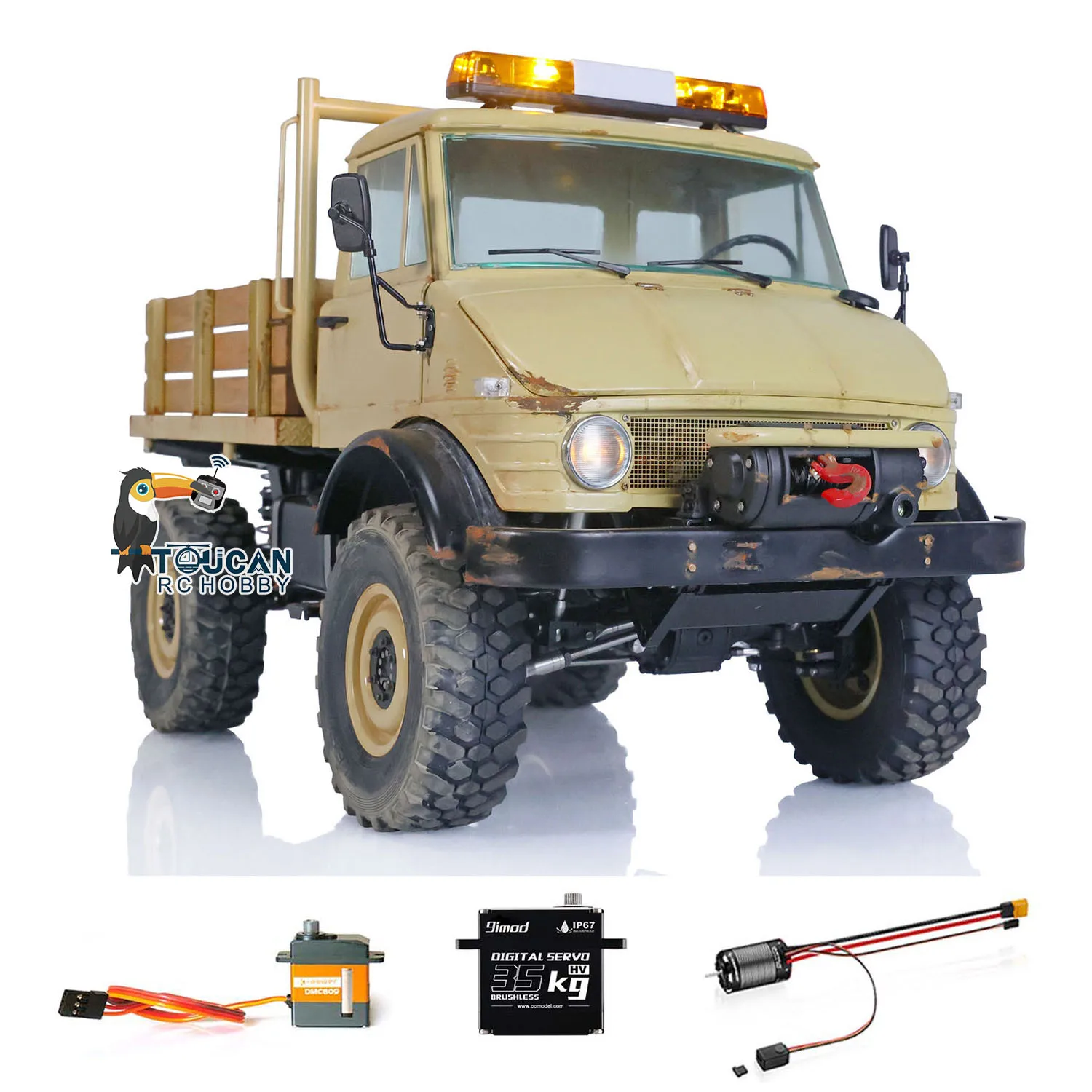 1/10 LESU 4x4 Радиоуправляемый автомобиль RAVE-UM406 альпинистский грузовик окрашенная собранная лебедка Toucan игрушки для хобби THZH1527