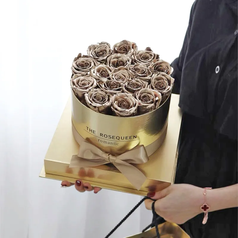 Wholesale 2022 new design popular preserved roses new gift eternal rose preserved flower in box