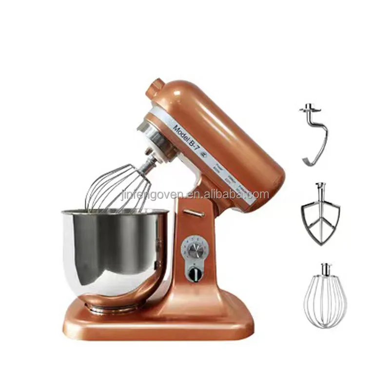 Professional industrial Pizza Cake Dough Mixer Baking mixer Aid Kitchen 5L 7L automatic cake mixer