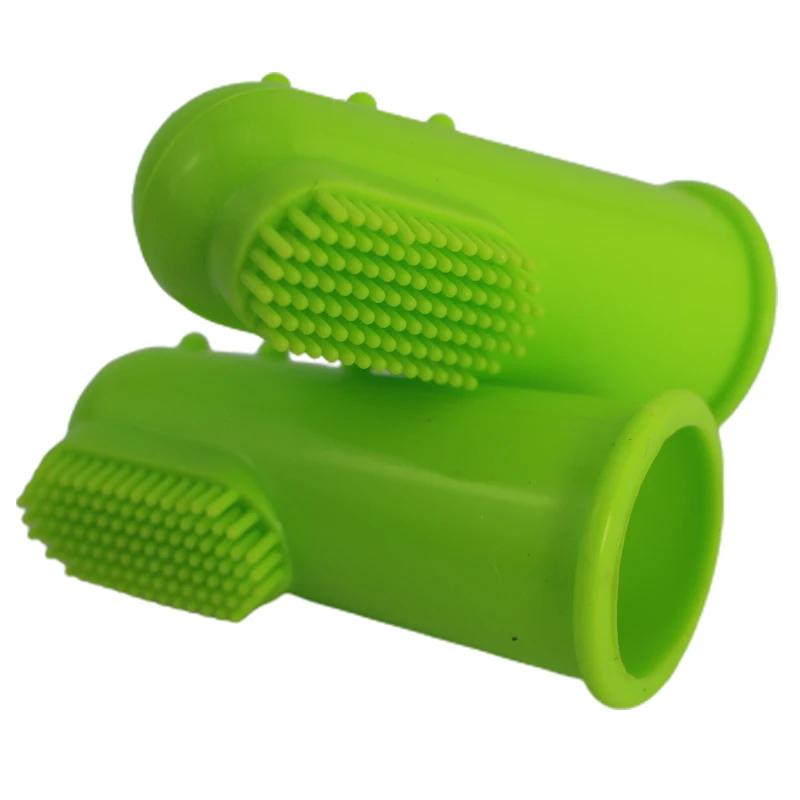 Wholesale Price Cleaning Soft Mini Finger Toothbrush For Small Dogs