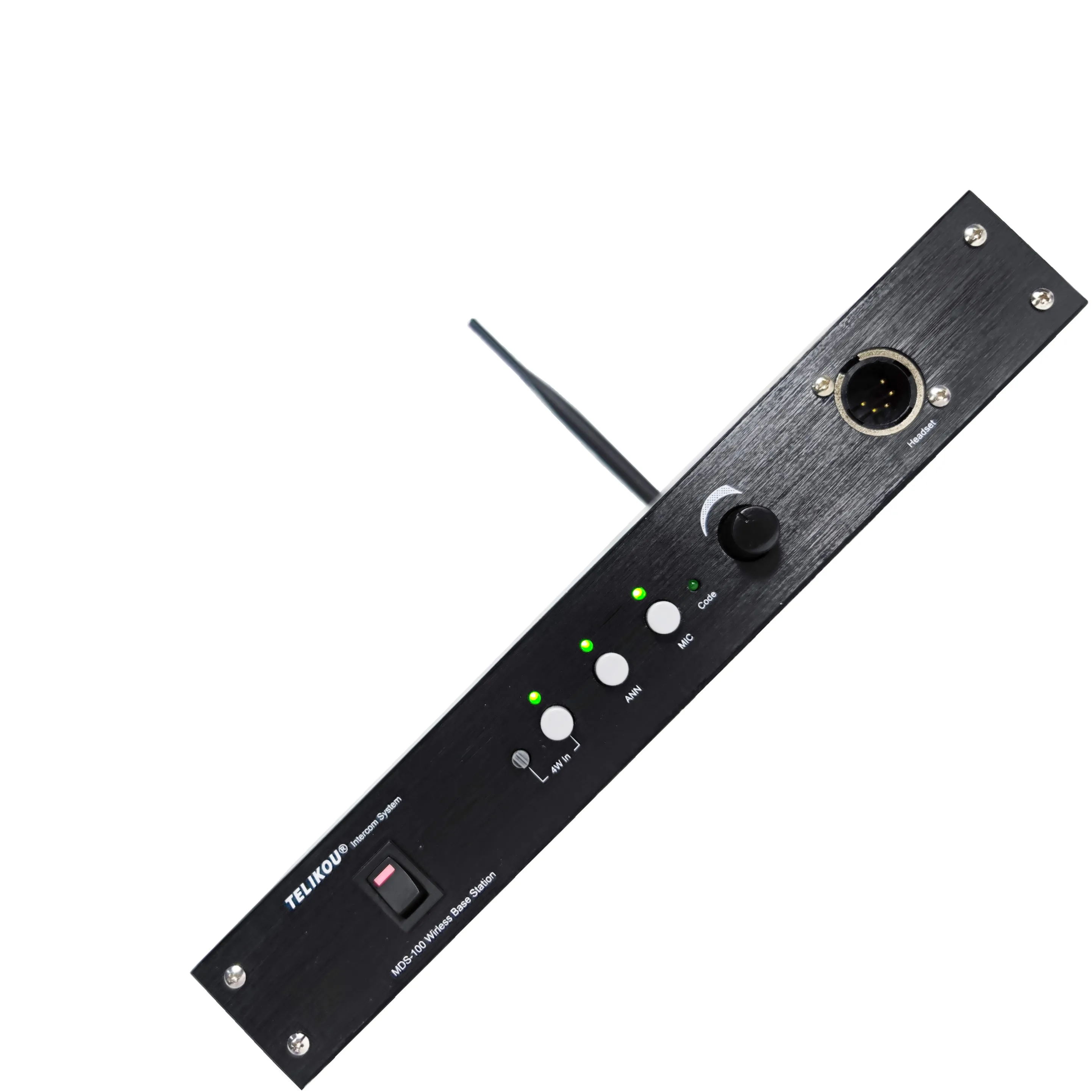 TELIKOU MDS-100 wireless full duplex intercom system for stage church TV station , studio room  system integration