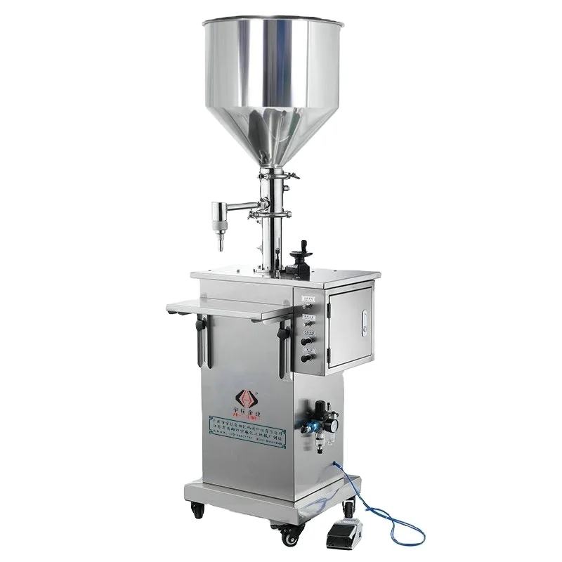 Semi -auto Cream Filling Machine For Bottle Filling   316L Stainless Steel
