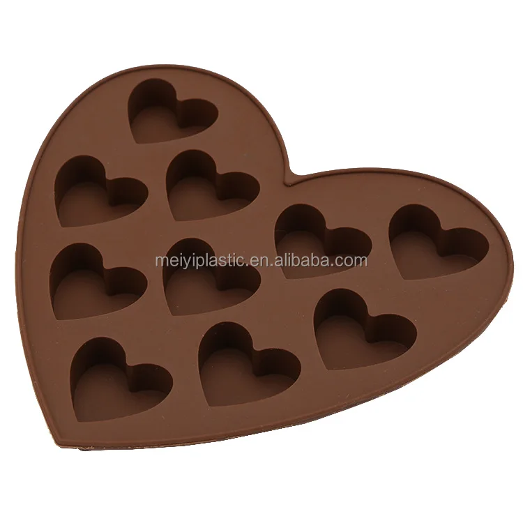 
Heart-shaped Silicone Mold for Baking Chocolate, Soap, Fondant, Pudding, Jelly, Candy, Cookie, Ice Cube, Cake, Gelatine 