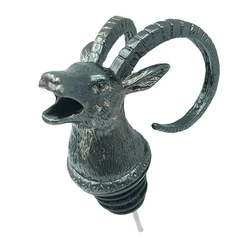 Best Zinc alloy Animal silver color wine stopper spout pourer  and wine pourer stainless and pourer with wine stopper